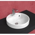 TWIN SET 52 LAVABO ENCASTRABLE MONOTROU BLANC - Ceramica Flaminia