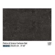 ELEMENTI pietra di sciara carbone Naturel 20X20 - IRIS CERAMICA 563242 IRIS CERAMICA - 1