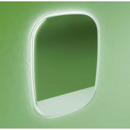 Specchio FLAG 52 reversibile con bordo molato trasparente e Luce LED  CERAMICA FLAMINIA CERAMICA FLAMINIA - 1