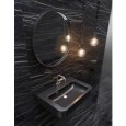  Miroir MADRE avec Lumière LED et Cadre Blanc Mat ou Noir Mat CERAMICA FLAMINIA