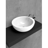 WASHBASIN FONTE TONDA 52  COUNTERTOP WHITE  - Ceramica Flaminia 