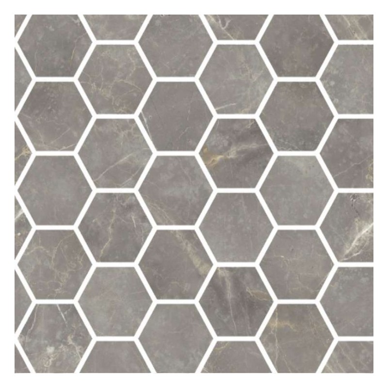 MARMOREA GRIGIO IMPERIALE MOSAICO ESAGONI LR Fioranese MM3MS3L FIORANESE CERAMICHE - 1