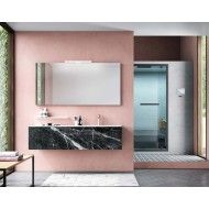 Eclipse Badezimmerschrank H200xB141,4xP50 cm Zusammensetzung ECL 01 - Hafro - Geromin