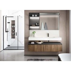 Elite Mobile Bagno H200xL143,2xP50 cm Composizione ELI 07 - Hafro - Geromin HAFRO-GEROMIN - 2