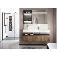 Elite Badezimmerschrank H200xB143,2xP50 cm Zusammensetzung ELI 07 - Hafro - Geromin