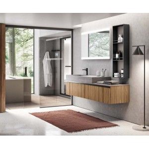 Elite Mobile Bagno H200xL180,6xP50 cm Composizione ELI 08 - Hafro - Geromin HAFRO-GEROMIN - 2