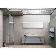Fratino Bathroom Cabinet H200xL191xP56 cm Composition FRA 01 - Hafro - Geromin