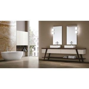 Fratino Bathroom Cabinet H200xL251xP56 cm Composition FRA 02 - Hafro - Geromin