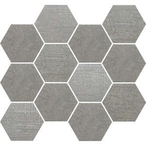 LOFT GREY MOSAIQUE ESAGONA  35x30,3 -  J89341 Ceramiche Rondine CERAMICA RONDINE - 1