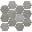LOFT GREY MOSAIQUE ESAGONA  35x30,3 -  J89341 Ceramiche Rondine CERAMICA RONDINE - 1