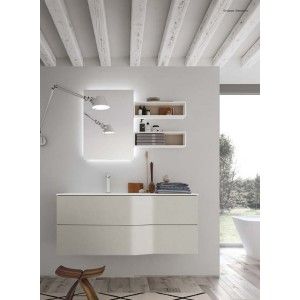 STR8 Bathroom cabinet H200xL120,6xP56 cm Composition STR 11 - Hafro - Geromin