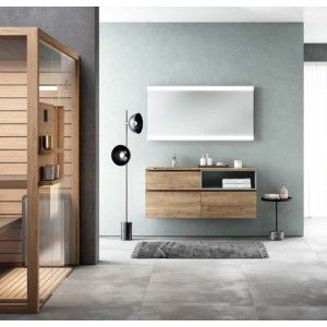 Change Mobile Bagno H200xL140,6xP50,5 cm Composizione CHA 03 - Hafro - Geromin HAFRO-GEROMIN - 2