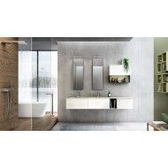 Change Bathroom cabinet H200xL215,6xP50,5 cm Composition CHA 06 - Hafro - Geromin