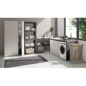 Armoire à linge - Store - H200xL337xP65 cm Composition STO 01 - Hafro - Geromin