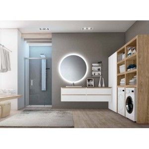 Wäscheschrank - Store - H200xL248xP65 cm Zusammensetzung STO 02 - Hafro - Geromin