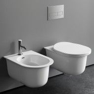ARTCERAM CHIC WALL HUNG BIDET ONE HOLE GLOSSY WHITE