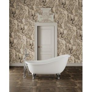 Regina Bathtub in cast iron without holes 163.5LxH81xD79 with Decò foot DEVON&DEVON - 1