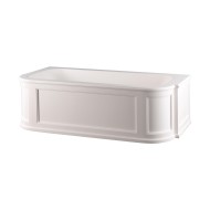 President Sx Eckbadewanne links in weiß weiß tec 181LxH56xT84,5 DEVON&DEVON - 1