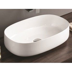 Basin portant Blanc brillant  COGNAC QUADRO 55 Artceram