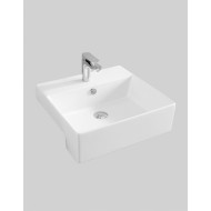 HALBEINBAU WASCHBECKEN  QUADRO 50 Artceram