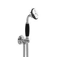 Flexible hand shower with wall hook and water connection - Chrome DEVON&DEVON - 1