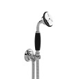 Flexible hand shower with wall hook and water connection - Chrome DEVON&DEVON - 1