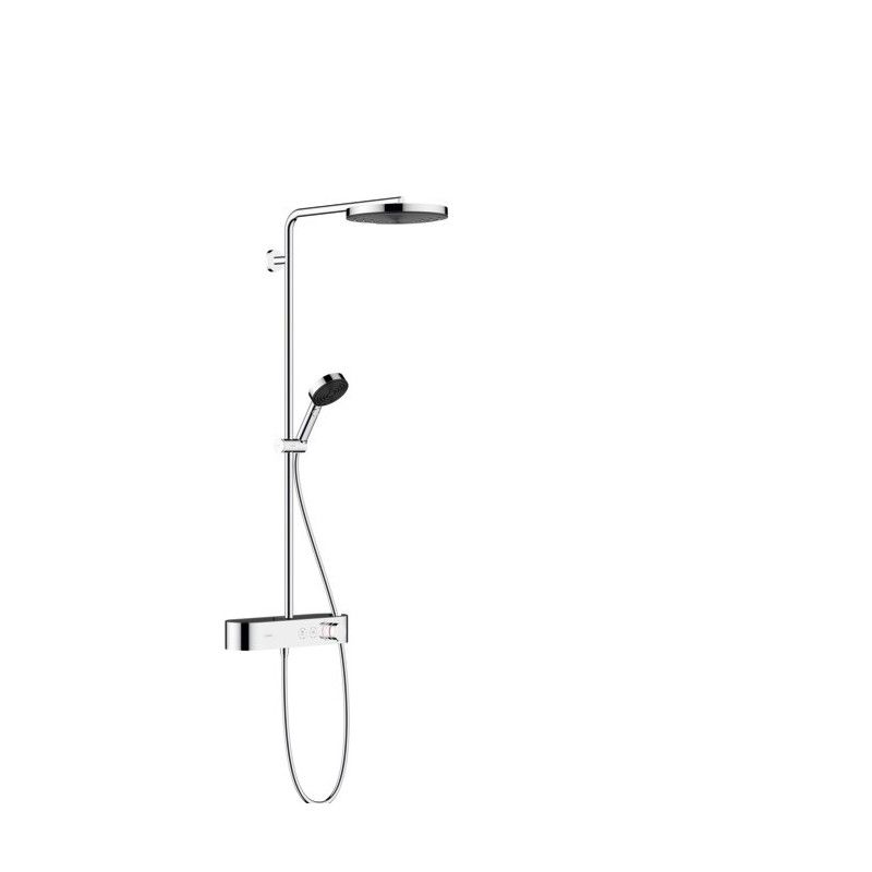 PULSIFY S Showerpipe 260 1jet Ecosmart avec Hansgrohe Shower Tablet Select 400