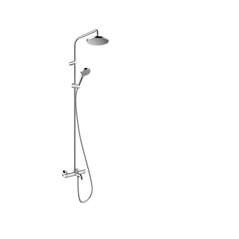 Hansgrohe VERNIS BLEND Showerpipe 200 1jet with thermostatic bath Hansgrohe CHROME