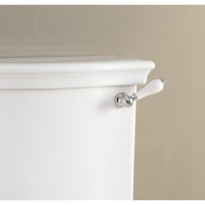 Westminster  Collection Levetta per cassetta bassa e monoblocco L3,2xH4,4xD9,8 con finitura Cromo