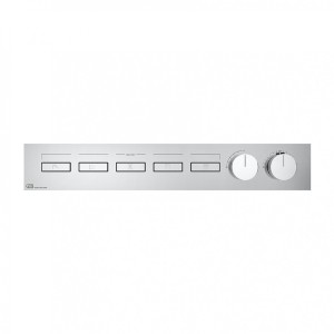 HI-FI Compact External parts for one-function thermostatic mixer, with GESSI ON-OFF buttons