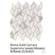 ROMA GOLD CARRARA SUPERIORE LEAVES MOSAIK 25,9X30,9   - fQMR Fap Ceramiche FAP CERAMICHE - 1