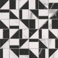 ROMA GOLD CARRARA SUPERIORE/NERO ELEGANTE SLASH MOSAICO 30,5X30,5  - fQKN Fap Ceramiche FAP CERAMICHE - 1