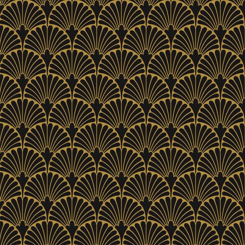 ART-DECO BLACK MANHATTAN NAT 29,75X29,75 - APARICI APARICI CERAMICA - 1