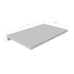 VIBES Elle Element  30x60x5 Bianco Structured - Ceramica d'Imola VIBES L 60W AS CERAMICA D'IMOLA - 1
