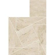 Marvel Travertine Pearl Mosaico Tessellation 22x26 - Atlas Concorde AF9I CERAMICHE ATLAS CONCORDE - 1