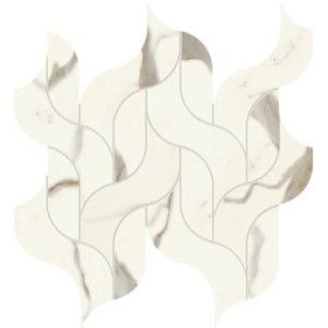 Marvel X Calacatta Sublime Mosaico Waterfall Lappato 30,5x27,7 - Atlas Concorde AF8S CERAMICHE ATLAS CONCORDE - 1