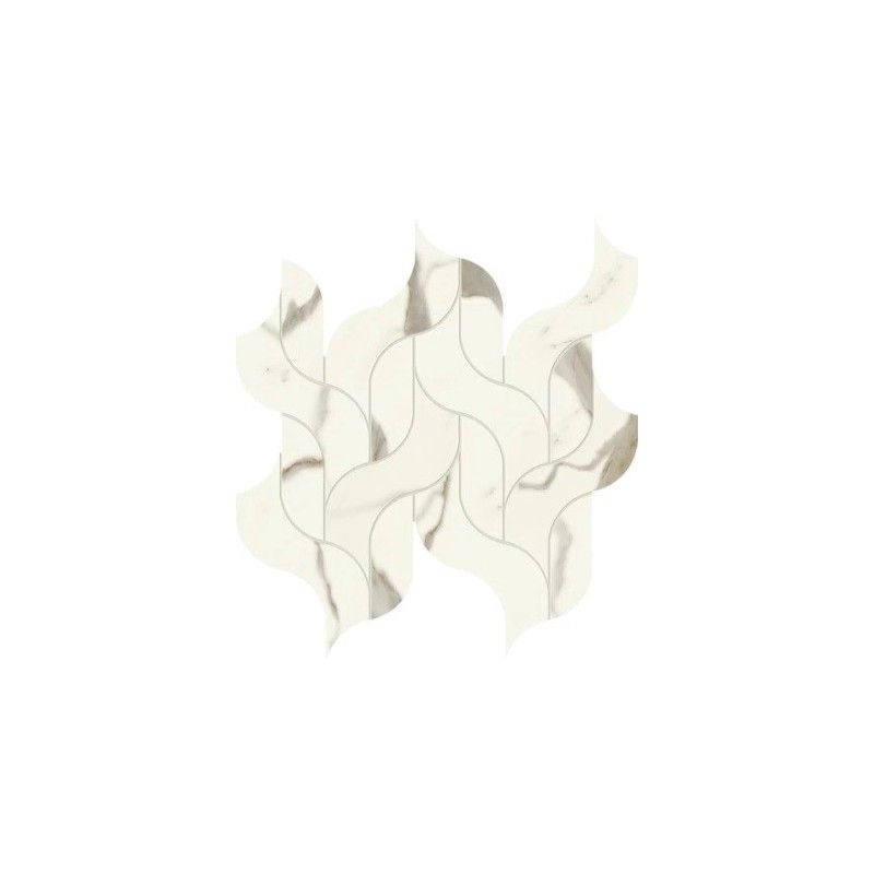 Marvel X Calacatta Sublime Mosaico Waterfall Lappato 30,5x27,7 - Atlas Concorde AF8S CERAMICHE ATLAS CONCORDE - 1