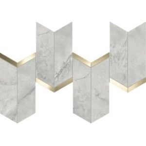 Marvel X Grey Cloud  Mosaico Chevron Lappato 19,2x46,3 - Atlas Concorde AF8Z CERAMICHE ATLAS CONCORDE - 1