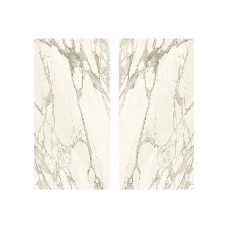 Atlas Plan Calacatta Borghini Bookmatch Polished 162x324 cm - 12 mm ST  - Atlas Concorde AF5K ATLAS PLAN - 1