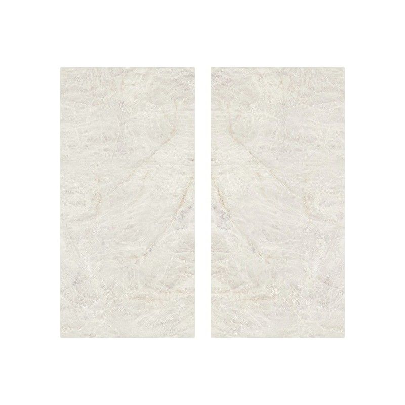 Atlas Plan Crystal White Bookmatch Polished 162x324 cm - 12mm  - Atlas Concorde AF2W ATLAS PLAN - 1