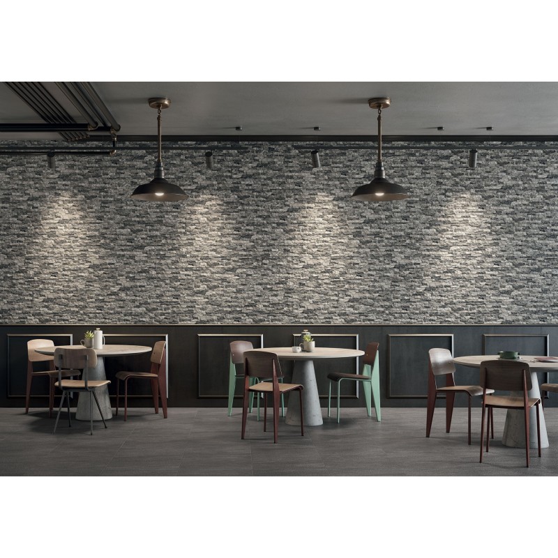 BRICK UP BRECCIA ANTRACITE 16X40 - Novabell BKP240 NOVABELL - 1