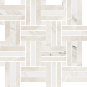 EXTRA MOSAIK INTRECCIO BEIGE/CALACATTA POLIERT  30X30 - Novabell EXT441L NOVABELL - 1