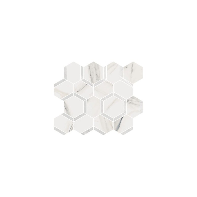 EXTRA ESAGONA MIX CALACATTA/PULPIS GREY LEVIGATO  39,2X34,5 - Novabell EXT887L NOVABELL - 1