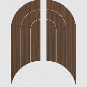 CANAL GRANDE RUBINO ONDA POLI RECTIFIEE  23,8X49,2 - REFIN  OV33 REFIN - 1