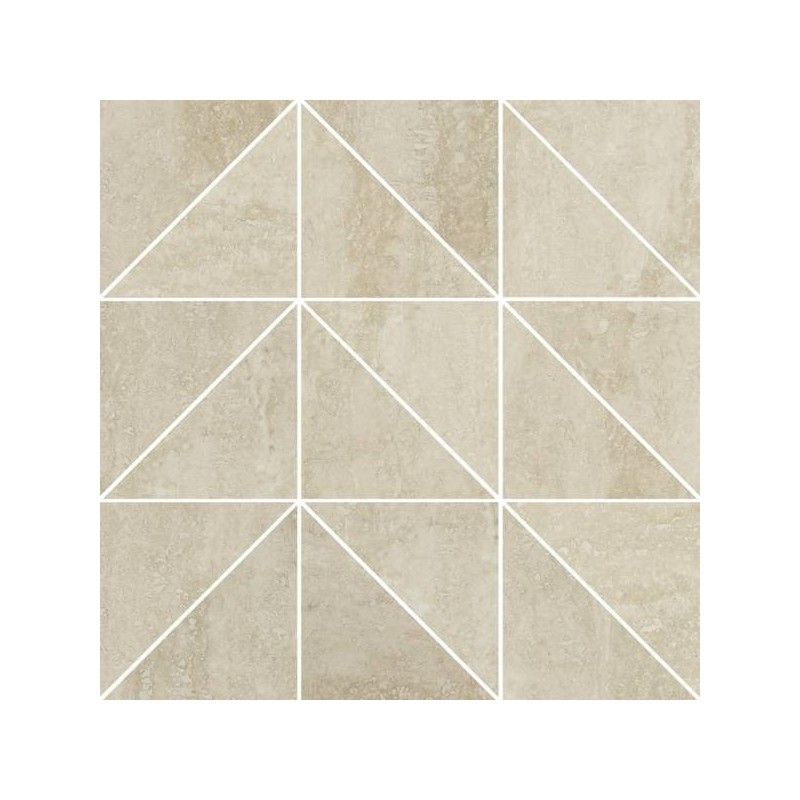 PRESTIGIO TRAVERTINO BEIGE MOSAICO T. MIX RETTIFICATO  30x30 - REFIN  OO36 REFIN - 1