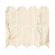 ALLMARBLE CALACATTA VENA VECCHIA 29,8X29,8cm MOSAICO VENTAGLIO LUX - MARAZZI MEZG