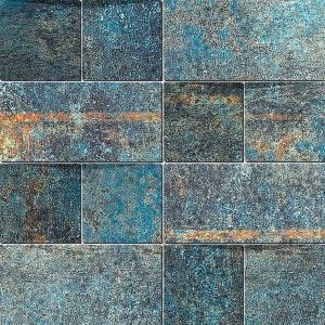 ALCHEMY 7.0 BLUE HAMMERED MOSAICO BRICK 29,75X29,75 - Apavisa APAVISA - 1