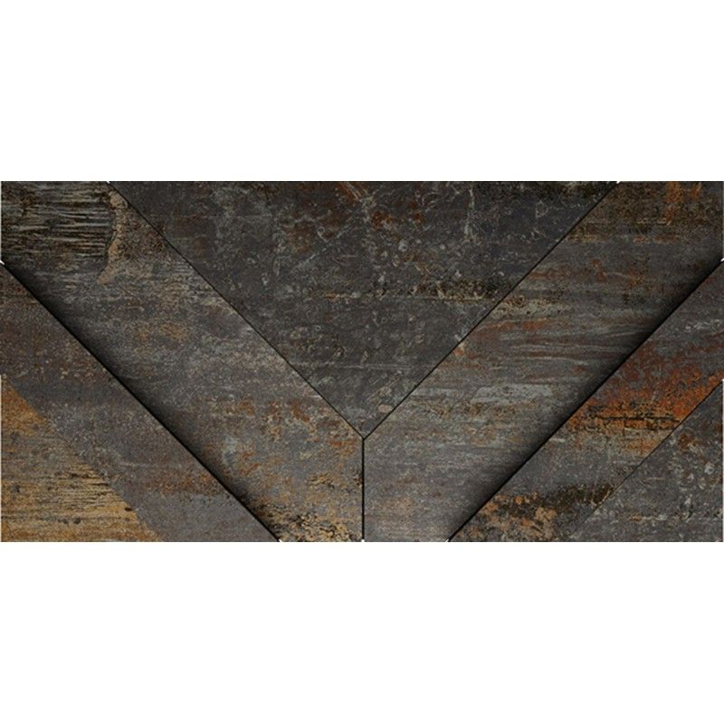 CAST IRON BLACK NATURAL DECOR RAMP 29,75X59,55 - Apavisa APAVISA - 1