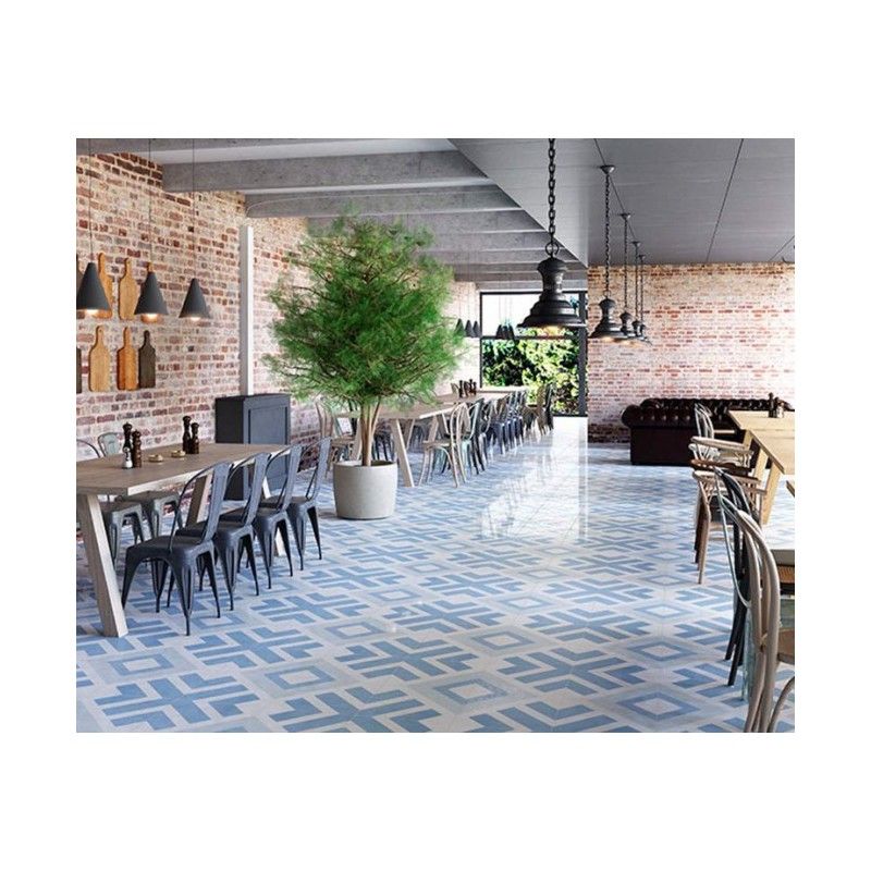 ENCAUSTIC CROSS DECOR LAPPED 29,75X29,75 - Apavisa APAVISA - 1