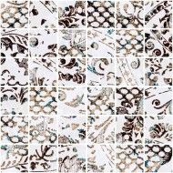 INEDITA WHITE NATURAL MOSAIK 5X5 29,75X29,75/ - Apavisa APAVISA - 1